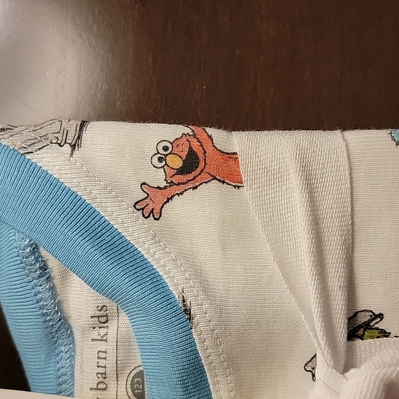 Pottery Barn Kids NWT Sesame Street Organic Pajamas Size 6 - Picture 5 of 5
